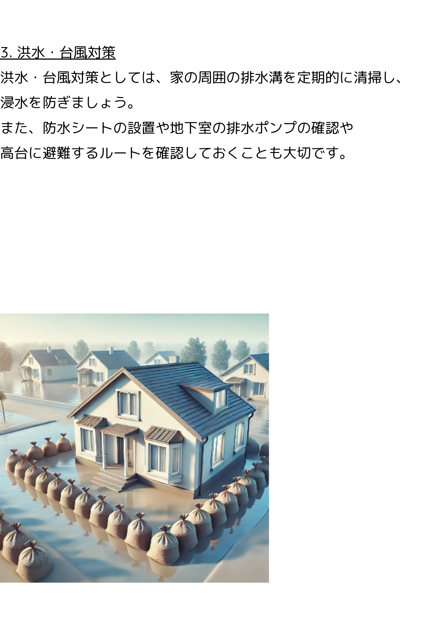 台風シーズンがやってきました。 台風は大雨や強風を伴い、住宅や日常生活に大きな影響を与える可能性があります。 今回のメルマガでは、台風に備えるための具体的な対策をご紹介します。 今からできる準備を整え、大切な家族や住まいを守りましょう。 (3).png